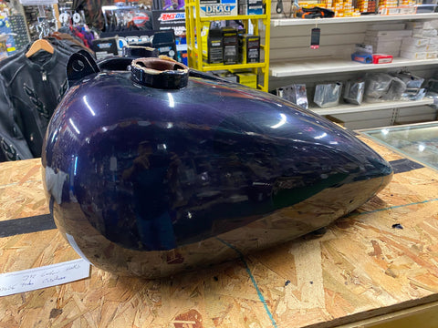 3.5 Gallon Fatbob Gas Tanks Shovelhead Custom Chopper purple flames FX lOW RIDER