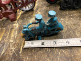 Motorcycle Police Figurine Cast Iron Toy Hubley Champion Passenger 30's Harley