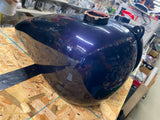 3.5 Gallon Fatbob Gas Tanks Shovelhead Custom Chopper purple flames FX lOW RIDER