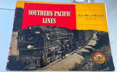 1945 Trains Album Photographs Southern pacific Book 11 Railroad Pictures Collect