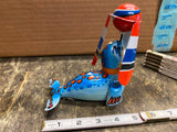 CIRCUS TRAINED SEAL PLAYING A BALL~WIND UP TOY TIN LITHO~WORKS