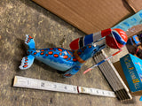 CIRCUS TRAINED SEAL PLAYING A BALL~WIND UP TOY TIN LITHO~WORKS