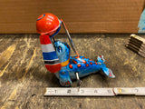 CIRCUS TRAINED SEAL PLAYING A BALL~WIND UP TOY TIN LITHO~WORKS