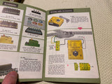 Aurora Postage Stamp Train Orig Box Set Micro Ga Diesel Locomotive Fast Freight