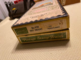 Aurora Postage Stamp Train Orig Box Set Micro Ga Diesel Locomotive Fast Freight