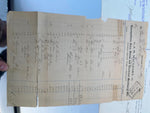 Reciepts Letterhead Railroad Train Vtg Collectible Ohio river Lake erie western