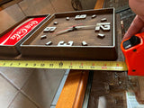 Vtg ENJOY COCA-COLA Wall Clock 18" Advertising Soda Coke 70's Man Cave Collectib