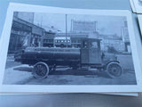 Vtg 1915 Bessemer Truck Co Post card Manhatten Oil Gas co NY Antique Tanker