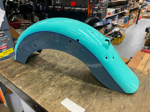 Mint Green Federal Gray Rear Fender NOS Harley Heritage Softail FLSTC 1994 NEW!