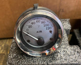 75166-01A OEM 1997-13 HARLEY TOURING AIR TEMP GAUGE SILVER FACE FLH GLIDE ULTRA