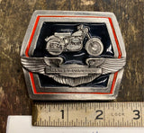 Vtg Belt Buckle Harley Davidson XLCH  Ironhead sportster 1960's NOS AMF Accessor