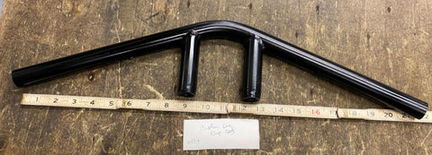 Whiskey T Drag Bars Handlebars 1" Black Harley chopper Sportster Dyna softail cu