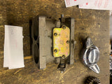 Vtg Weber Carb DCOE? Body Parts dual Throat Ferrari Porche vw mazeratti
