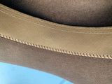 Bailey Bollman Company Fedora Hat Wool Cashmere Brown Size Sm USA Made Gangster