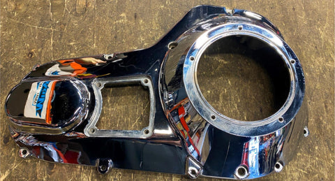 New T/O Primary Clutch Cover Chrome Harley Touring 1999-06 FLH Road King Glide!