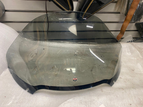 Klock Werks Flare Windshield 14"Smoke for Harley Road Glide 2015^ FLTR