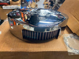 Air Cleaner Assy Edelbrock Quicksilver Carb Harley Touring Softail Chopper Dyna
