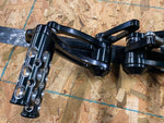Black Billet Forward Controls Harley Dyna FXD Street Bob 1991-2017 Master Cylind