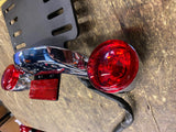 Harley Rear Taillight Ass Plate Turn Signal bar OEM Chrom Street Glide FLHX FLTR