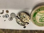 20's James O TRADER JTO Swiss American Watch PARTS advertising TIN PGH Pocket