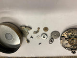 20's James O TRADER JTO Swiss American Watch PARTS advertising TIN PGH Pocket