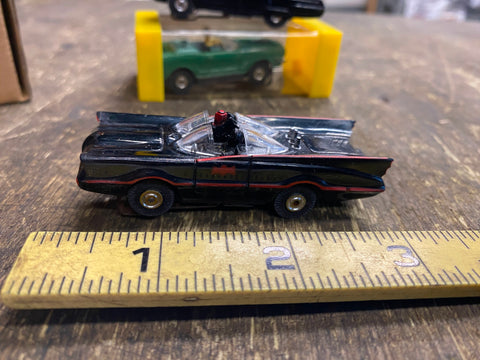 Vtg Aurora TJet Batmobile Slot Car Bat Man 1960's Cigar Box Minty!