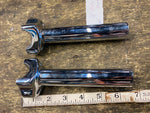 OEM Harley 6" Chrome Handlebar Risers Sportster Dyna FXR Softail chopper Motorcy
