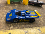 Vtg Aurora AFX FERRARI 512M Flametrower Blue Slot Car1960's Cigar Box Minty!
