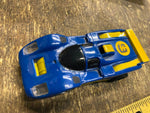 Vtg Aurora AFX FERRARI 512M Flametrower Blue Slot Car1960's Cigar Box Minty!