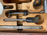 Vtg Ames Co. No. 22C Dial Indicator Set Machinist Tools Wood Box USA 50's