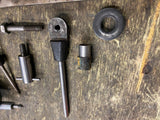Vtg Ames Co. No. 22C Dial Indicator Set Machinist Tools Wood Box USA 50's