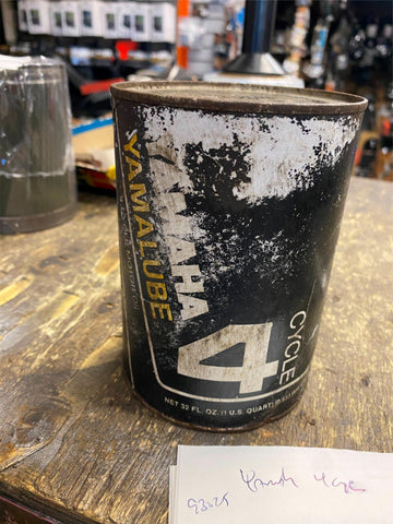 Vtg Yamaha Motorcycle Oil Gas CAn 4 Stroke 80's Yamalube!