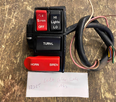 Harley FLHP FXRP Electra Glide Police Bike Switch Box Switches Siren Button 95<