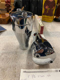 1 1/2 Chrome Handlebar Risers Harley custom chopper Softail dyna Sportster 4"