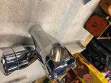 1 1/2 Chrome Handlebar Risers Harley custom chopper Softail dyna Sportster 4"