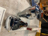 1 1/2 Chrome Handlebar Risers Harley custom chopper Softail dyna Sportster 4"
