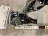 1 1/2 Chrome Handlebar Risers Harley custom chopper Softail dyna Sportster 4"