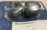 Novello chrome Custom Swingarm Pivot Bolt Covers Harley Heritage FAtboy Springer