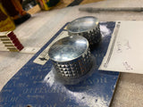 Novello chrome Custom Swingarm Pivot Bolt Covers Harley Heritage FAtboy Springer