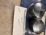 Novello chrome Custom Swingarm Pivot Bolt Covers Harley Heritage FAtboy Springer