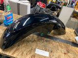 Vivid Black Front fender Harley Davidson Fatboy Softail FLSTF smalls