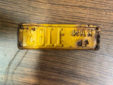 VTG Original 1946 Kansas Motorcycle License Plate 1183 Harley Indian Rare
