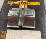 Rear Axle Adjuster End Caps Covers Harley Dyna FXD FXDL Wide Glide 1991^ Supergl
