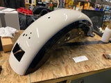 OEM Factory White Blue Rear fender Harley Sportster Custom 04^ 883 1200 Nice!