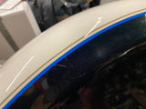 OEM Factory White Blue Rear fender Harley Sportster Custom 04^ 883 1200 Nice!