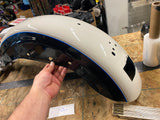 OEM Factory White Blue Rear fender Harley Sportster Custom 04^ 883 1200 Nice!