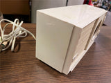 Vintage Radio, RCA Solid State Model RLC20Y, White/Olive, 1968 Mid-Century