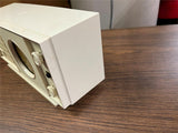 Vintage Radio, RCA Solid State Model RLC20Y, White/Olive, 1968 Mid-Century