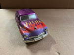 VTG 1990s ERTL? 1949 Mercury Sled Coupe 1/24 Scale Purple With Flames