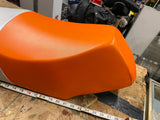 Scooter Seat Orange White 125 150 200 250 400 650? Wolf? New!